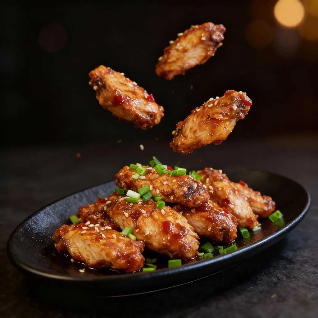 Shanghai wings glaseadas