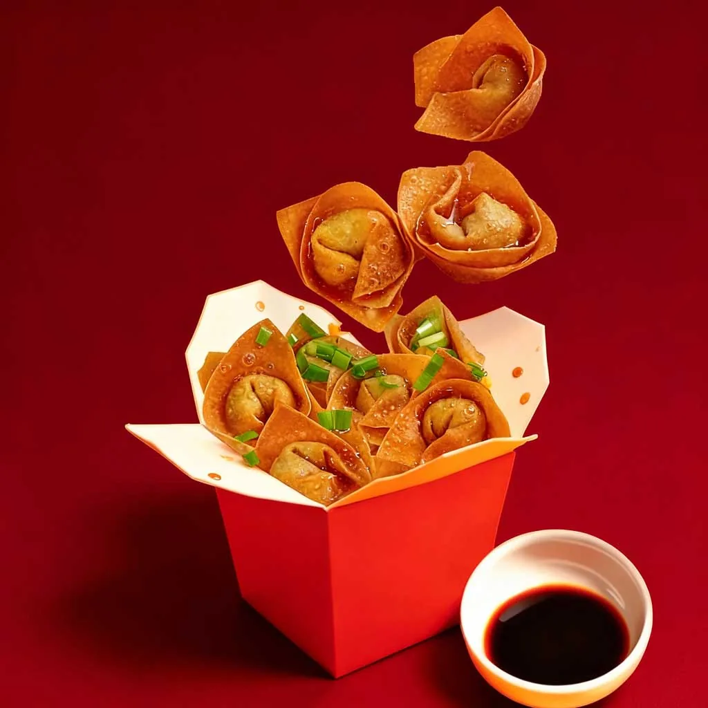 Wonton bites crujientes